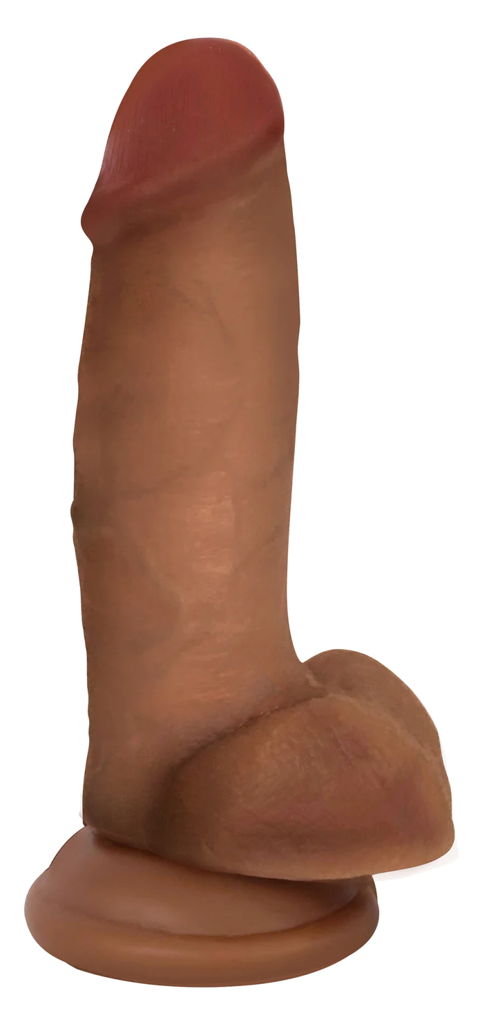 דילדו צבע גוף באורך של 15.2 ס"מ XR Brands -  Jock 6 Inch Dildo 