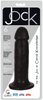 דילדו צבע שחור באורך של 15.2 ס"מ XR Brands -  Jock 6 Inch Dildo 