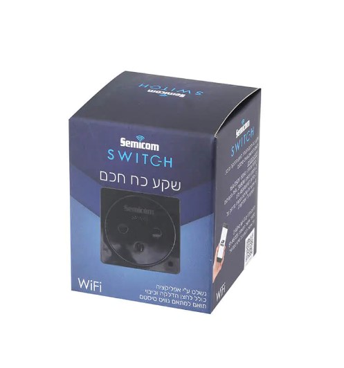 שקע כח חכם הכולל לחצן הדלקה וכיבוי, תואם למתאם גוויס סיסטם 