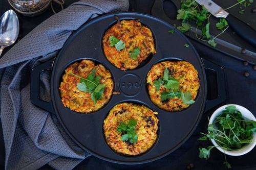 מגש רב שימושי יצוק אדום CAST IRON מסדרת ARKI (מוצר מתצוגה)