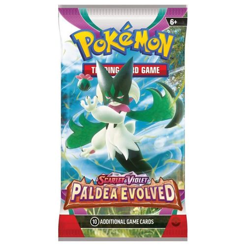 מארז 10 קלפי פוקימון בהפתעה Scarlet & Violet – Paldea Evolved Booster
