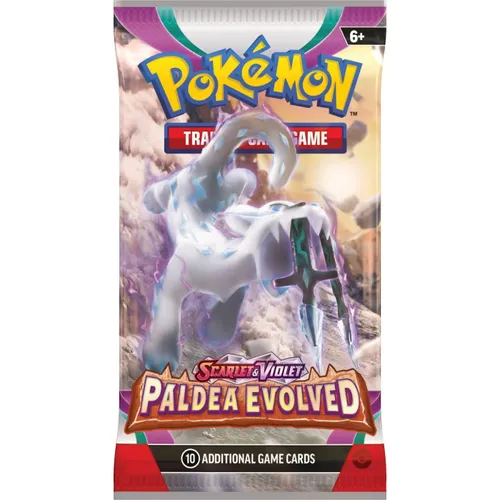 מארז 10 קלפי פוקימון בהפתעה Scarlet & Violet – Paldea Evolved Booster