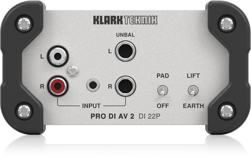 קופסאת DI פאסיבית מדגם Klark Teknik DI 22P