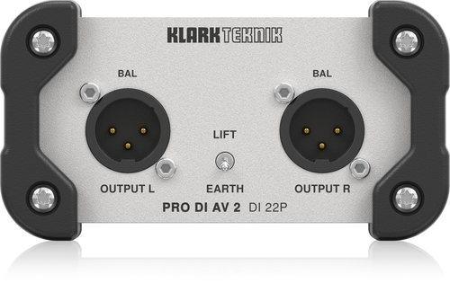 קופסאת DI פאסיבית מדגם Klark Teknik DI 22P