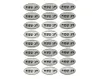 מדבקות חג שמח בצבע כסף - דגם 483S