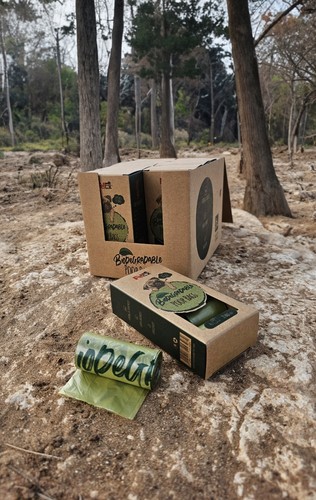 מארז שקיות מתכלות לאיסוף צרכים Biodegradable