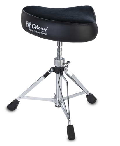 כסא תופים מתכוונן עם מושב אופנוע בריפוד קטיפה T-705IR מסדרת IN ROCK מבית Odery-(Brazil)