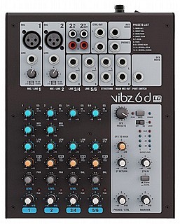 מיקסר LD Systems Vibz 6 D עם אפקטים