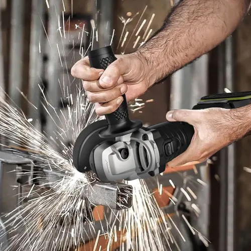משחזת זווית נטענת 4.5' 20V כולל סוללות ומטען 