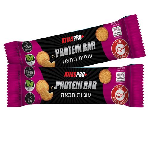 חטיף חלבון אפונה בטעם עוגיות חמאה 60 גרם