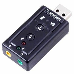 כרטיס קול חיצוני USB 2.0 7.1