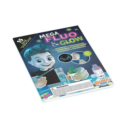 ערכה לניסוים בנוזלים זוהרים מבית בוקי צרפת Buki France