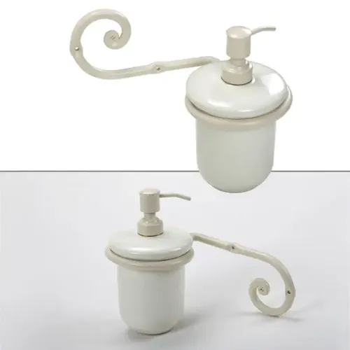 דיספנסר לסבון נוזלי קרם קלאסי עבודת יד נפחות