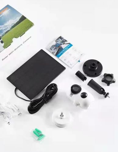 מצלמת WIFI סולארית נייחת SMARTR ,1080P HD ,IP65 