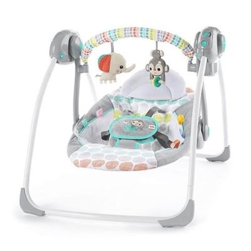 מיני נדנדה חיות שובבות תגיס ברייט סטארטס bright starts מגיל לידה ועד משקל 9 ק