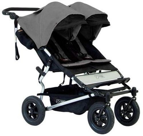 עגלת תאומים MOUNTAIN BUGGY DUET-אפור