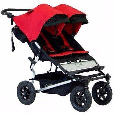 עגלת תאומים MOUNTAIN BUGGY DUET-אדום