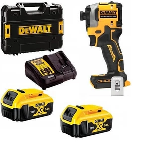 מברגת אימפקט נטענת בראשלס + 2 סוללות DeWALT DCF850P2T BL 18V 5Ah 