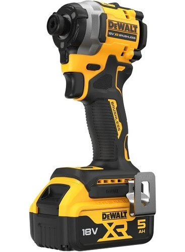 מברגת אימפקט נטענת בראשלס + 2 סוללות DeWALT DCF850P2T BL 18V 5Ah 