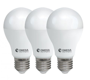 שלישית נורות לד OMEGA OM-A60-10W-D3 6500K A60