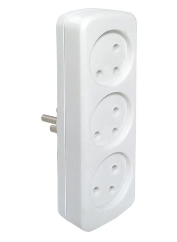 מפצל חשמל אנכי OMEGA OM-A-T3VR 16A 250V