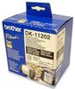 גליל מדבקות נייר מקורי BROTHER DK11202 