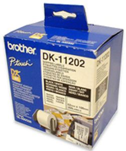 גליל מדבקות נייר מקורי BROTHER DK11202 