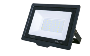 פנס הצפה עם צלעות קירור GLOSS GL-50W-D-BK 50W 6500K IP67