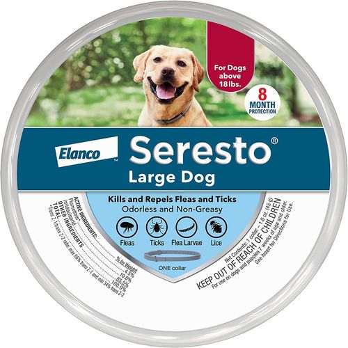 Seresto קולר - טיפול בפרעושים וקרציות לכלבים