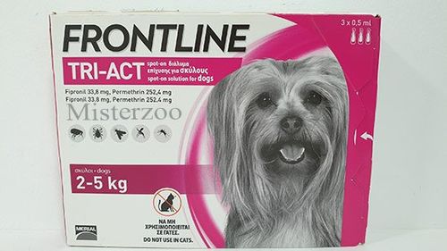 Frontline אמפולות - טיפול בפרעושים וקרציות לכלבים