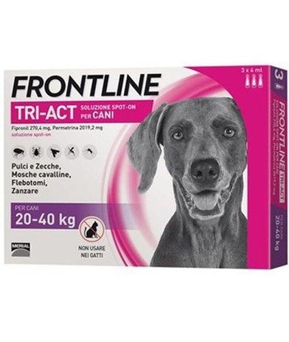 Frontline אמפולות - טיפול בפרעושים וקרציות לכלבים