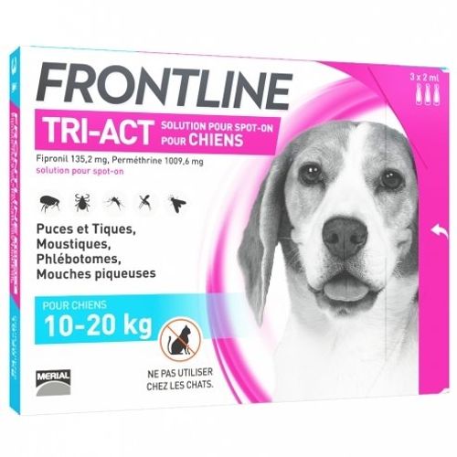 Frontline אמפולות - טיפול בפרעושים וקרציות לכלבים