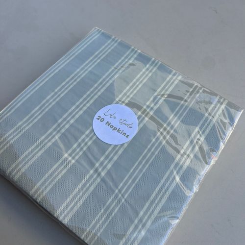 מפית - Khaki and Cream stripes