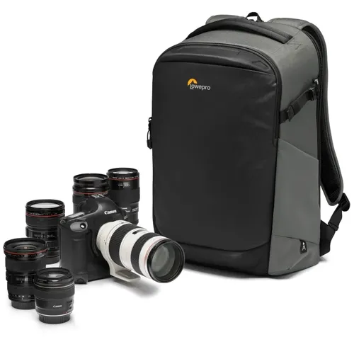 תיק גב למצלמה Lowepro Flipside BP 400 AW III--אפור