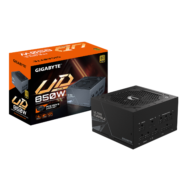 ספק כוח Gigabyte UD850GM PG5 850W 80 Plus Gold PCIE 5.0 Ready