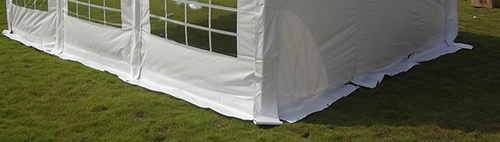 אוהל 5X12 לאירועים פרמיום מחוזק PVC