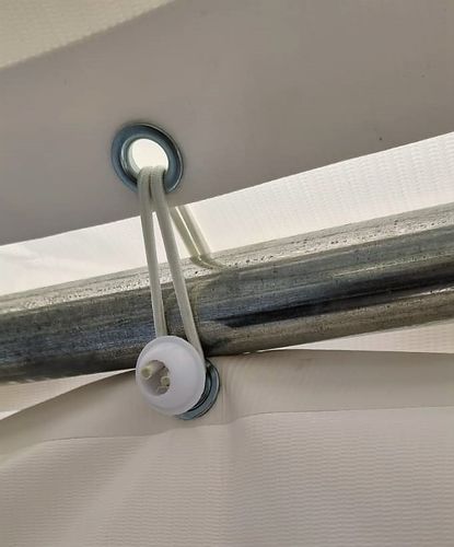 אוהל 6X12 לאירועים פרמיום מחוזק PVC