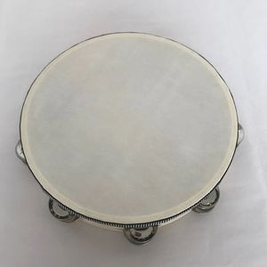 טמבורין "8 מעץ עם עור ו 6 זוגות מצלצלים MORATTI t8-6 with head