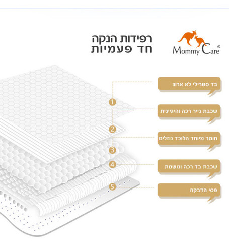 רפידות הנקה במבוק חד פעמיות 