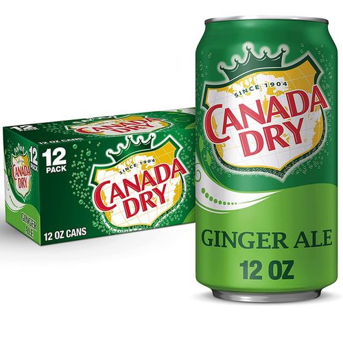 Canada Dry Ginger Ale 12 Pack - מארז 12 ג'ינג'ר אייל קנדה דריי