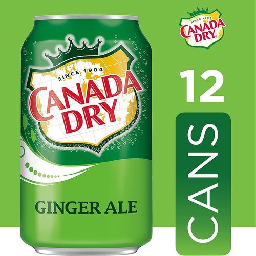 Canada Dry Ginger Ale 12 Pack - מארז 12 ג'ינג'ר אייל קנדה דריי