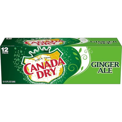 Canada Dry Ginger Ale 12 Pack - מארז 12 ג'ינג'ר אייל קנדה דריי