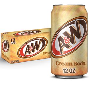 A&W Cream Soda 12 Pack - מארז 12 קרם סודה איי.אנד.דבליו