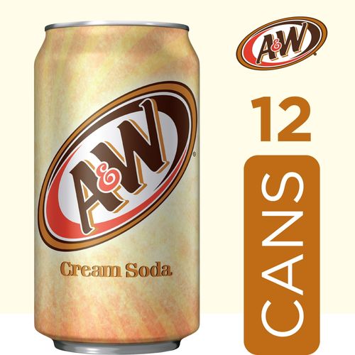 A&W Cream Soda 12 Pack - מארז 12 קרם סודה איי.אנד.דבליו