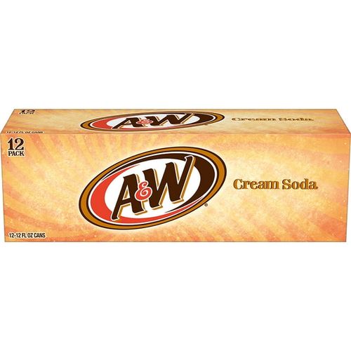 A&W Cream Soda 12 Pack - מארז 12 קרם סודה איי.אנד.דבליו