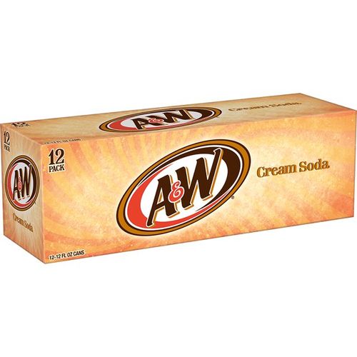 A&W Cream Soda 12 Pack - מארז 12 קרם סודה איי.אנד.דבליו