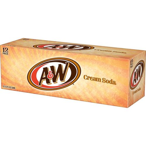 A&W Cream Soda 12 Pack - מארז 12 קרם סודה איי.אנד.דבליו