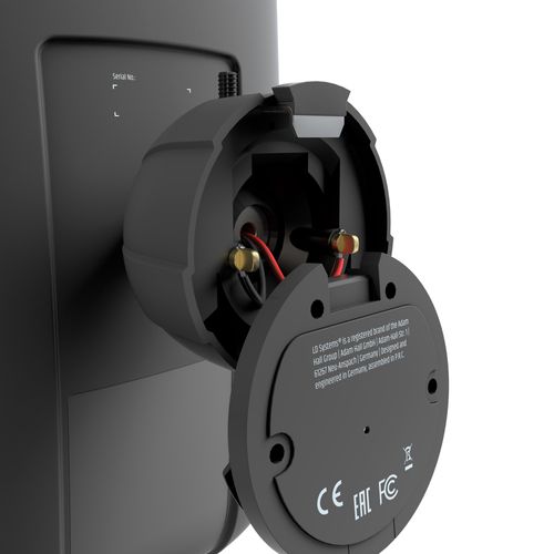 רמקול 8'' TWO-WAY מוגן מים IP55 עם שנאי קו בצבע שחור מבית LD SYSTEMS דגם DQOR 8 T B