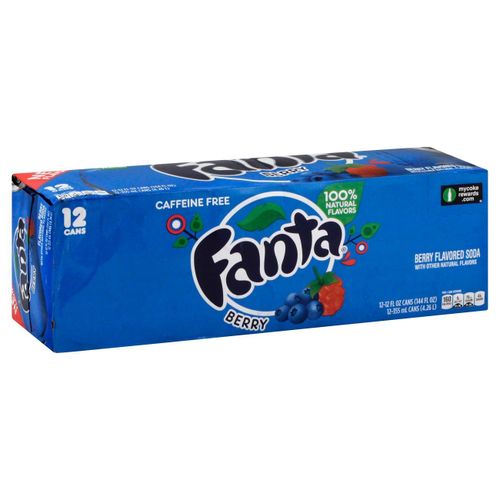 Fanta Blueberries 12 Pack - מארז 12 פאנטה אוכמניות