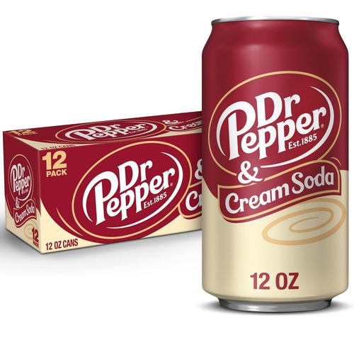 Dr Pepper Cream Soda 12 Pack - מארז 12 ד